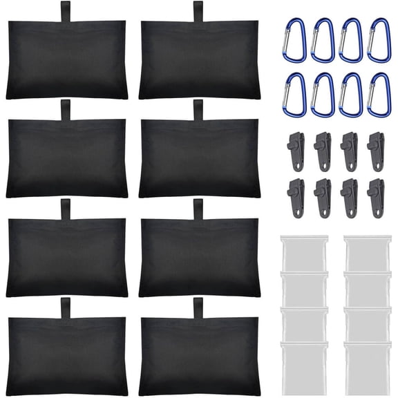 8 Packs Boat Cover Sand Bags for Tarp Weights Mooring | Marine Grade SandBags Kits, Weighted Car Pool Canopy Tent