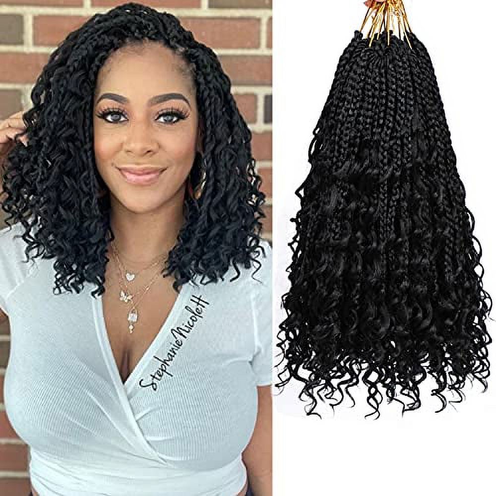 8 Packs Crochet Box Braids Boho Box Braids Crochet Braids Hair