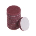 thumbnail image 1 of 8 Packs Drill Power Brush 2 inch Tile Scrubber Scouring Pads 320-400 Grit for Household Cleaning, 1 of 6