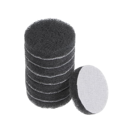 8 Packs Drill Power Brush 2 inch Tile Scrubber Scouring Pads 800-1000 Grit for Household Cleaning