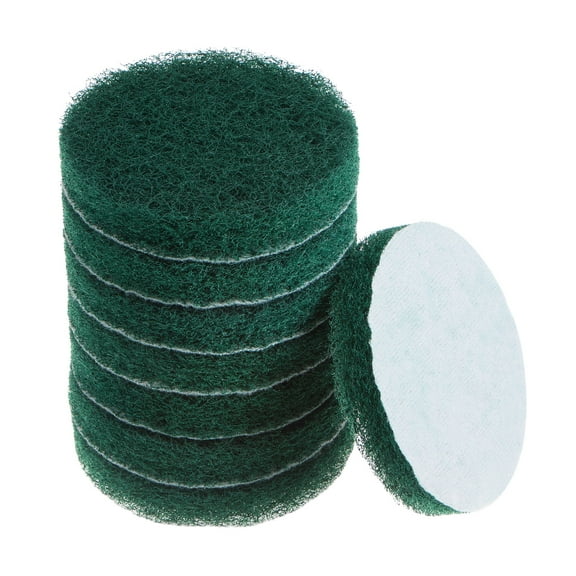 8 Packs Drill Power Brush 4 Inch Tile Scrubber Scouring Pads 150-240 Grit for Household Cleaning