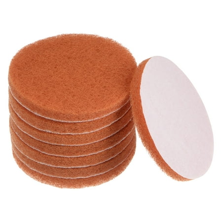 8 Packs Drill Power Brush 4 Inch Tile Scrubber Scouring Pads 2000 Grit for Household Cleaning