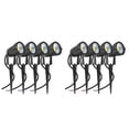 thumbnail image 1 of 8 Packs Garden Spot Lights Outdoor Landscape LED Lamp Pathway Yard Waterproof, 1 of 8