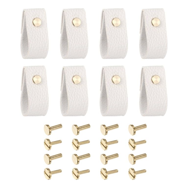 white dresser leather pulls Wayfair Mid-century White Dresser with Leather Pulls