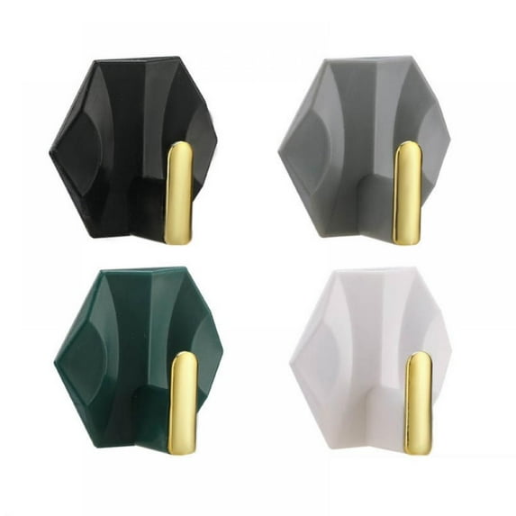 8 Packs Light Waterproof Aluminum Towel Hooks for Hanging Coat, Hat, Towel, Robe, Key, Clothes, Closet Hook Wall Mount for Kitchen