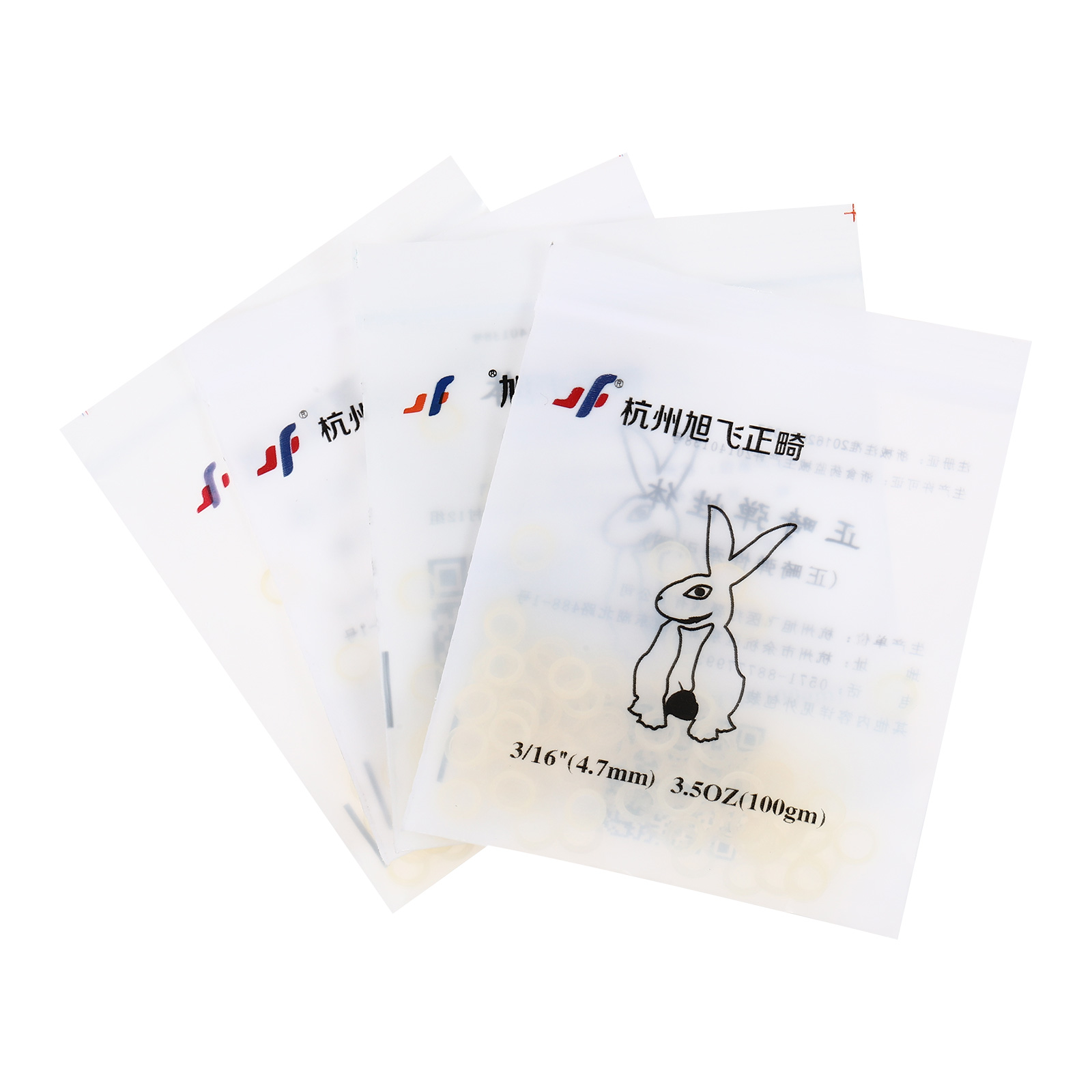 8 Packs Orthodontic Rubber Band Dental Rubber Traction Bands Small