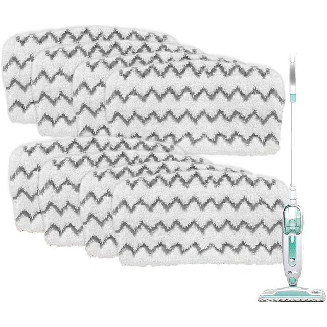 8 Packs Shark Steam Mop Replacement Pads, Compatible with Shark S1000WM