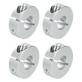 thumbnail image 1 of 8 Packs Single Split Clamp-On Shaft Collar 12mm Bore One-Piece Clamping Collar, 30mm OD, 10mm Thickness, Aluminum Alloy, 1 of 5