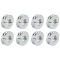 thumbnail image 1 of 8 Packs Single Split Clamp-On Shaft Collar 15mm Bore One-Piece Clamping Collar, 35mm OD, 12mm Thickness, Aluminum Alloy, 1 of 5
