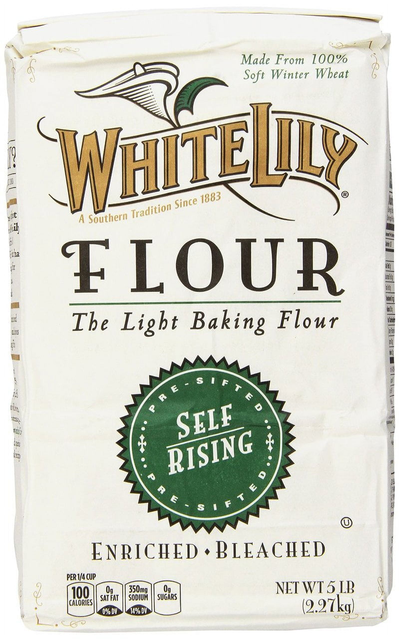 Where Can I Find White Lily Self Rising Flour White Lily Plain Self Rising Flour, 8 Pack- 5 lb Bag Each - Walmart.com