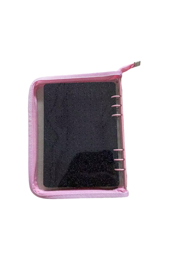 8 Pages Pin Organizers Book Portable Travel Friendly Display Holder Felt Texture for Brooch Collectors with Clear Covers