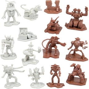 8 Painted Fantasy Kobold Mini Figures- All Unique Designs- 1" Hex-Sized Compatible with DND Dungeons and Dragons & Pathfinder and All RPG Table Top Games