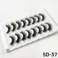 thumbnail image 1 of 8 Pair 3-D Artificial False Eyelashes, Natural long, Semi-Handmade, 1 of 39