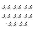 thumbnail image 1 of 8 Pair 5030 3-Blades Direct Drive Propeller Prop CW/CCW for RC Airplane Aircraft (Black), 1 of 8