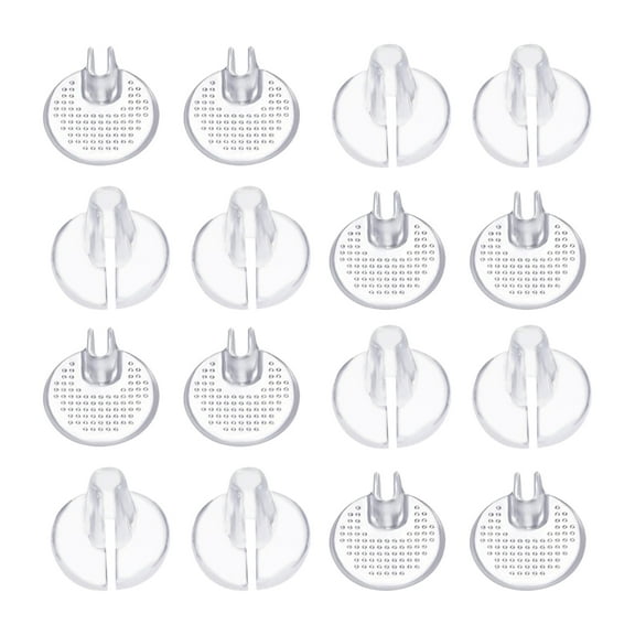 8 Pair Silicone Thong Sandal Toe Guards For Thong Slippers Soft Silicone Toe Post Cushion Pad Sandal Toe Protectors