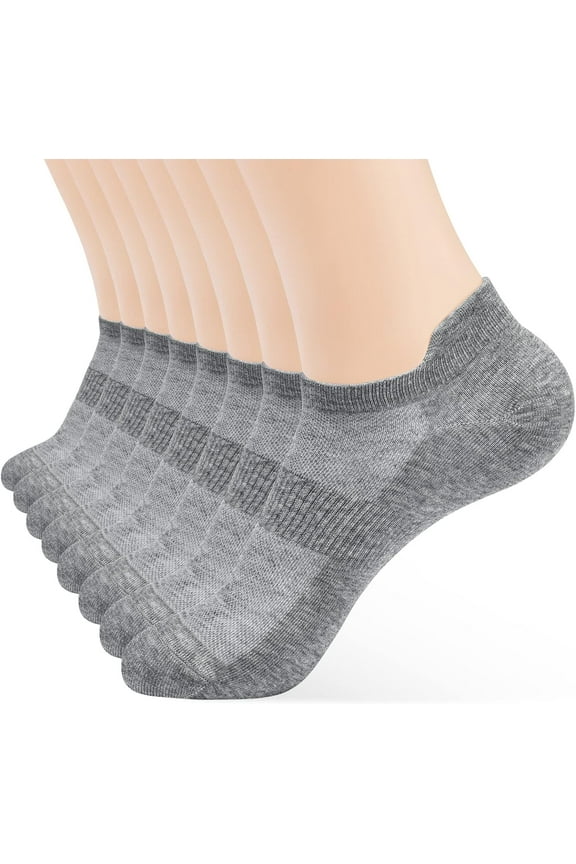 8 Pairs Ankle Socks Thin cotton socks Women's Thin Athletic Running Low Cut No Show Socks With Heel Tab