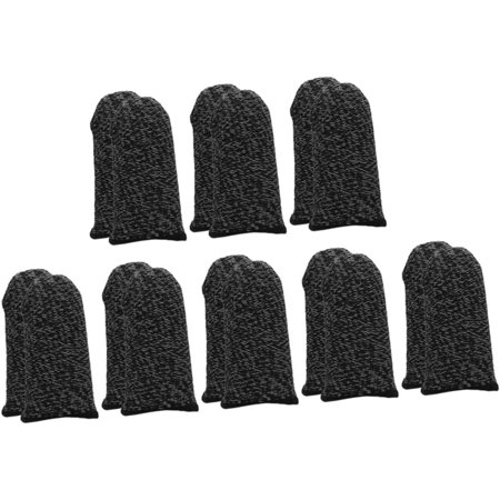 8 Pairs Game Finger Stall Thumb Protector Touchscreen Finger Covers Finger Thumb Sleeves Cot Finger Protector Screen Finger Sleeve Fiber Finger Cover Sweat-resistant Finger Cover