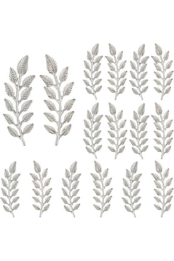 8 Pairs Gentlemen Suit Brooches Alloy Brooches Pin Leaf Elegant Pin Suit Clip Collar Pin Corsage Lapel Brooches for Jackets Clothes Bags Scarf Dress