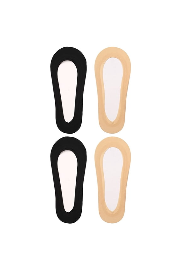 8 Pairs Womens Low Cut Socks Ultra Sweat-Absorbent Black Flat Boat Invisible