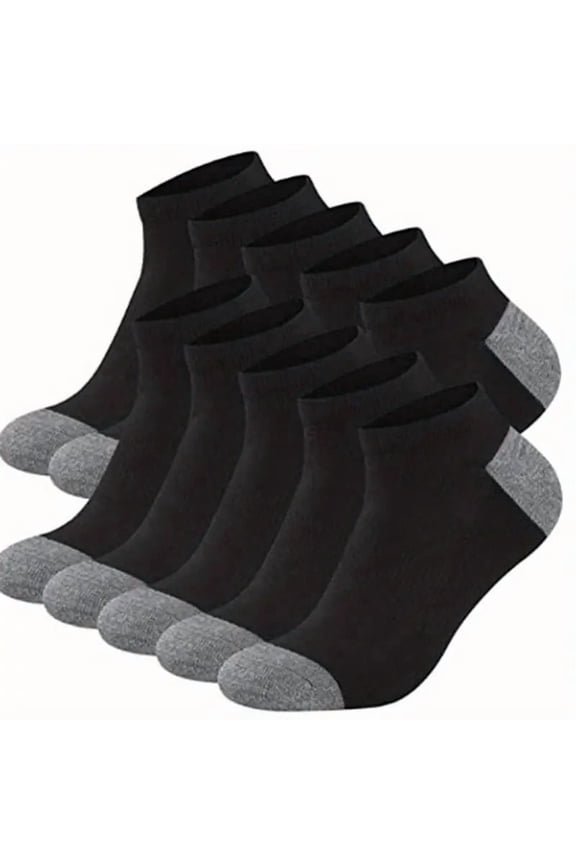 8 Pairs of Premium Comfort Mens Cotton Blend Low Cut Ankle Socks - Ultra Breathable, Comfy, and Elastic for Daily and Outdoor Wearing - Soft, Moisture-Wicking, and Arch Supportive Socks for Active Men