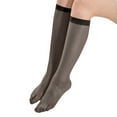 thumbnail image 1 of 8 Pairs Sheer Compression Socks for Women Knee High Sheer Compression Stockings, 1 of 5