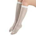 thumbnail image 1 of 8 Pairs Sheer Compression Socks for Women Knee High Sheer Compression Stockings, 1 of 3