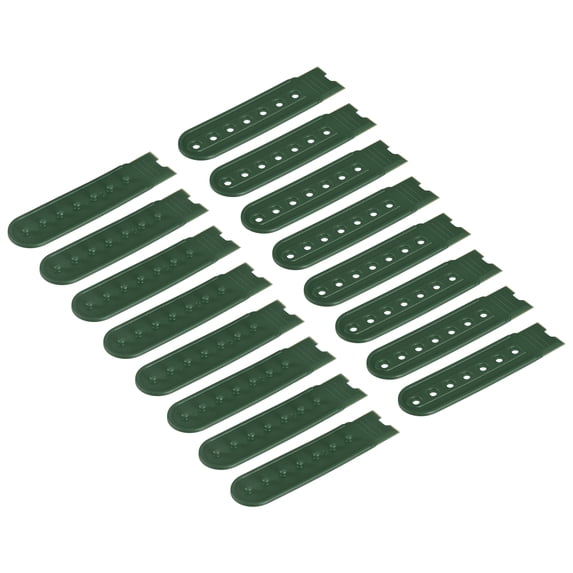 8 Pairs Snapback Strap Cover, 7 Holes Plastic Adjustable Hat Snap Buckle Replacement (Dark Green)