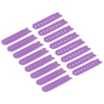 thumbnail image 1 of 8 Pairs Snapback Strap Cover, 7 Holes Plastic Adjustable Hat Snap Buckle Replacement (Purple), 1 of 6