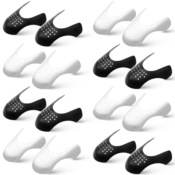 8 Pairs Sneaker Toe Crease Protector, Anti-Wrinkle Shoe Guards for Men Size 7-13