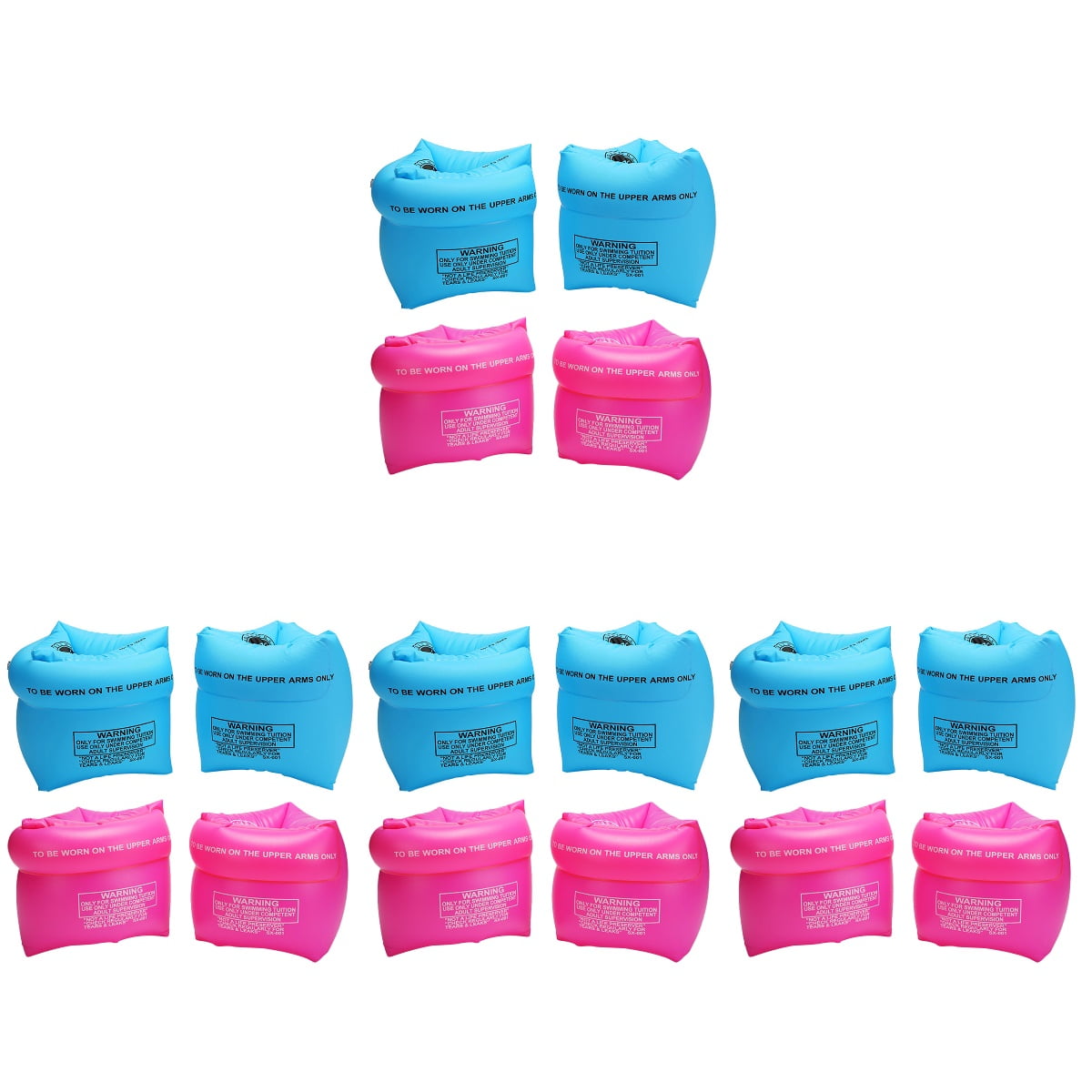 8 Pairs Swimming Armband Adult Arm Floaties Arm Floaties for Adults Kids Pool Tube Child
