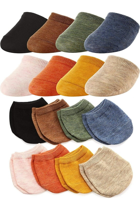 8 Pairs Toe Topper Liner Half Socks Seamless Women's Socks Toe Half Socks