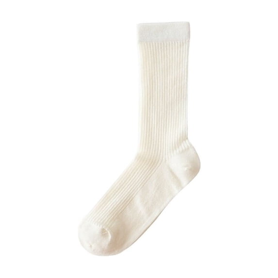 8 Pairs Women Solid Mesh Summer Thin Mid Calf Tube Socks Sports Breathable Socks