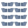 thumbnail image 1 of 8 Pairs of Adjustable Wall Mount Pot Lid Holder  Easy to Install Lid Organizer for Kitchen Fits Blue, 1 of 6