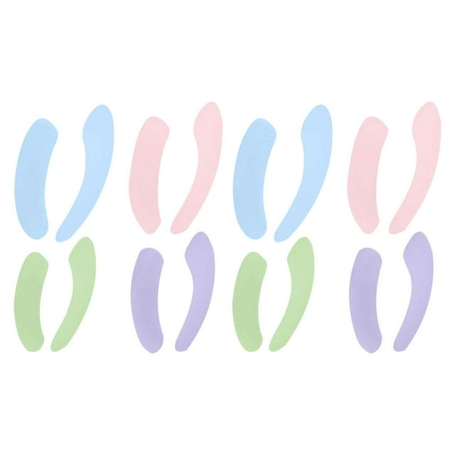 8 Pairs of Toilet Seat Cushions Toilet Mats Selfadhesive Pads (Random