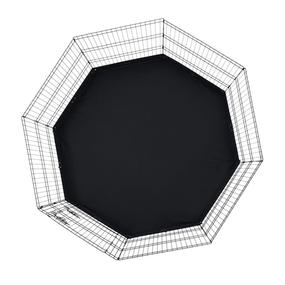 8-Panel Dog Playpen, 30 in High Metal Pet Exercise Pen with Door and 600D Oxford Bottom Pad, Foldable Indoor Outdoor Fence for Puppies, Medium Dogs, Cats, Rabbits and Small Animals