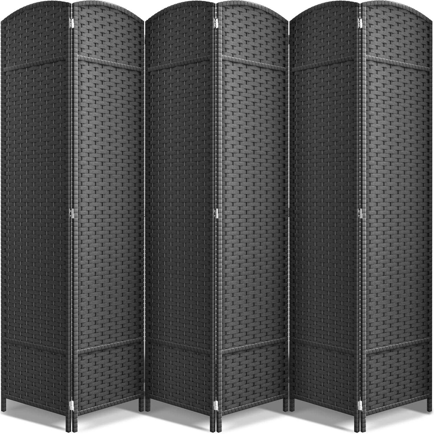 8 Panel Room Divider 6 Ft Tall Privacy Screen Extra Wide Double 8-panel-room-divider-6-ft-tall-privacy-screen-extra-wide-double
