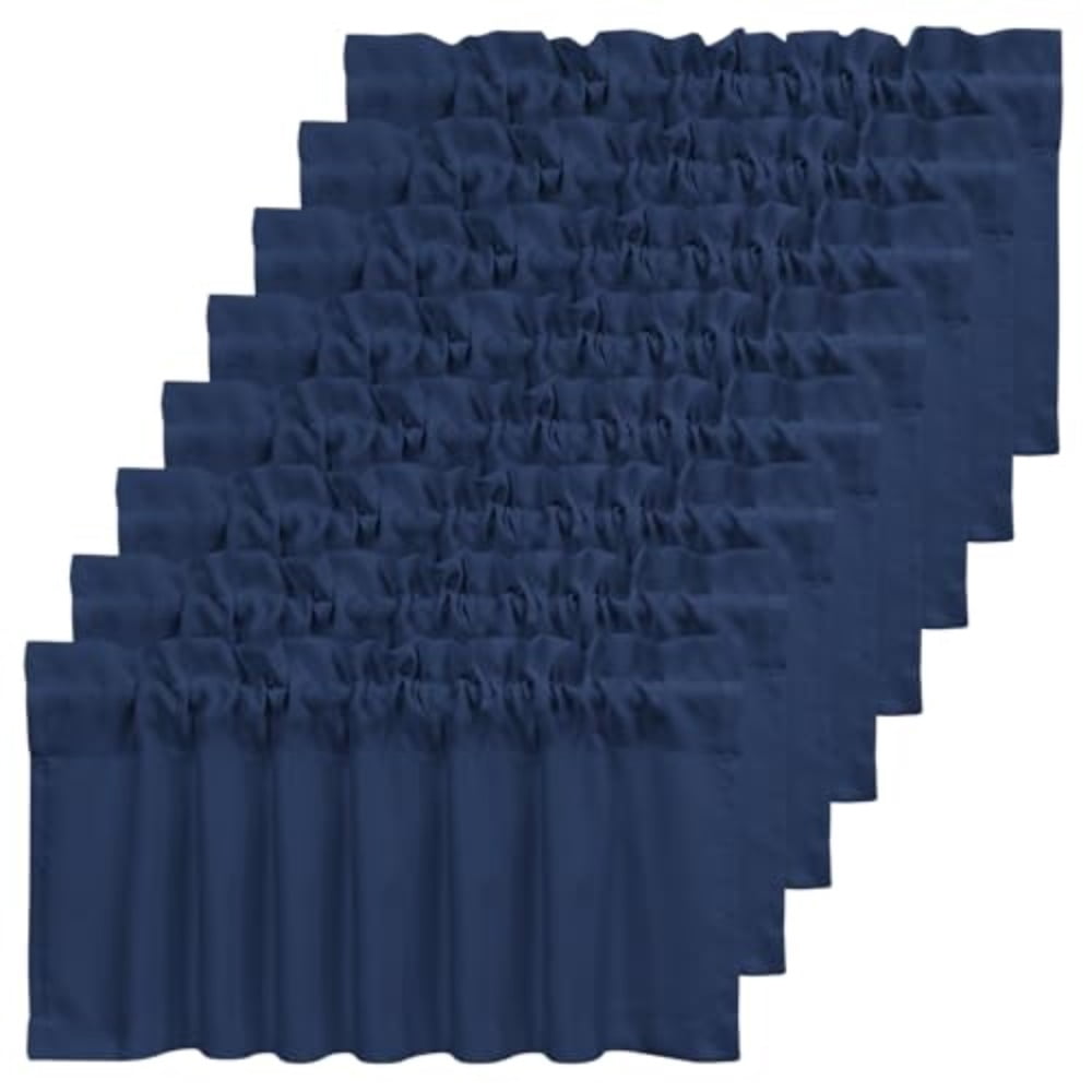 8 Panels out Curtain Valances for Kitchen Living Room Bathroom Bedroom ...