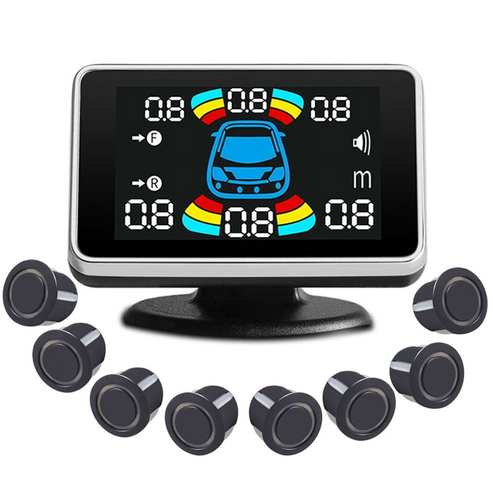 8 Parking Sensor Parktronic Car Automobile Reversing Radar Electronics Rear Auto Detector Backing Assistance Buzzer A