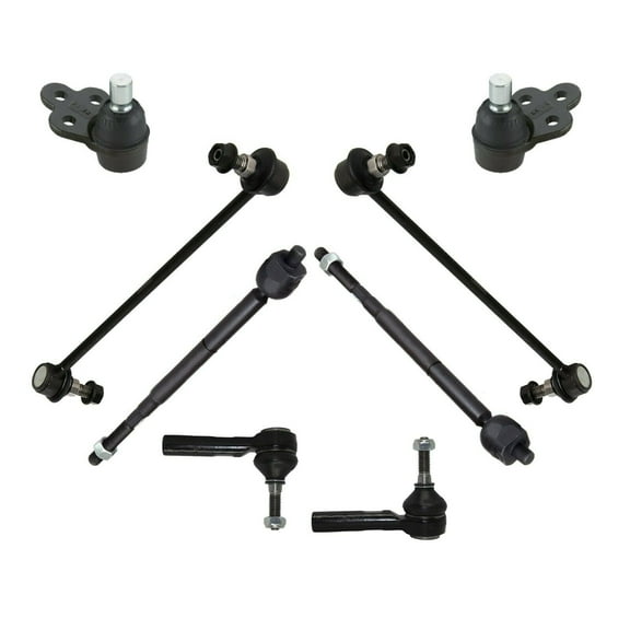 8 Pc Front Inner Outer Tie Rods Ball Joints Sway Bar Links 11.8 Inch Center to Center Kit Fits select: 2005-2010 CHEVROLET COBALT, 2005-2007 SATURN ION