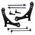 thumbnail image 1 of 8 Pc Front Lower Control Arms, Tie Rod Ends, Sway Bar End Links, Suspension Kit, 1 of 4