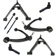 8 Pc Front Suspension Kit Excludes Hybrid Models Inner & Outer Tie Rod Ends / Upper & Lower Control Arms & Ball Joints Fits select 2007-2013 CHEVROLET SILVERADO, 2007-2014 CHEVROLET TAHOE