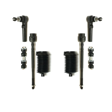 TRQ Rear Steering & Suspension Kit – 4pc: Tie Rod Ends & Sway Bar End Links – For Ford Lincoln LS/Thunderbird
