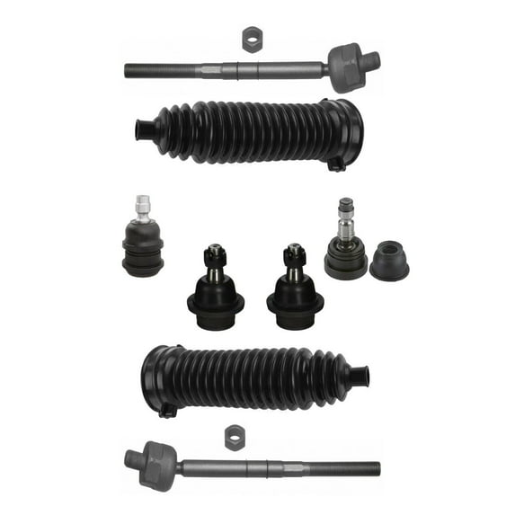 8 Pc Front Suspension Kit Inner Tie Rod Ends, Gear Bellows, Upper & Lower Ball Joints Fits select: 1998-2011 FORD RANGER, 1998-2001 MAZDA B2500