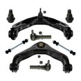 thumbnail image 1 of 8 Pc Front Upper Control Arm + Lower Ball Joints Outer Tie Rod Ends and Sway Bar Links Suspension Set 8-LUG Fits select: 2001-2010 CHEVROLET SILVERADO, 2001-2010 GMC SIERRA, 1 of 10