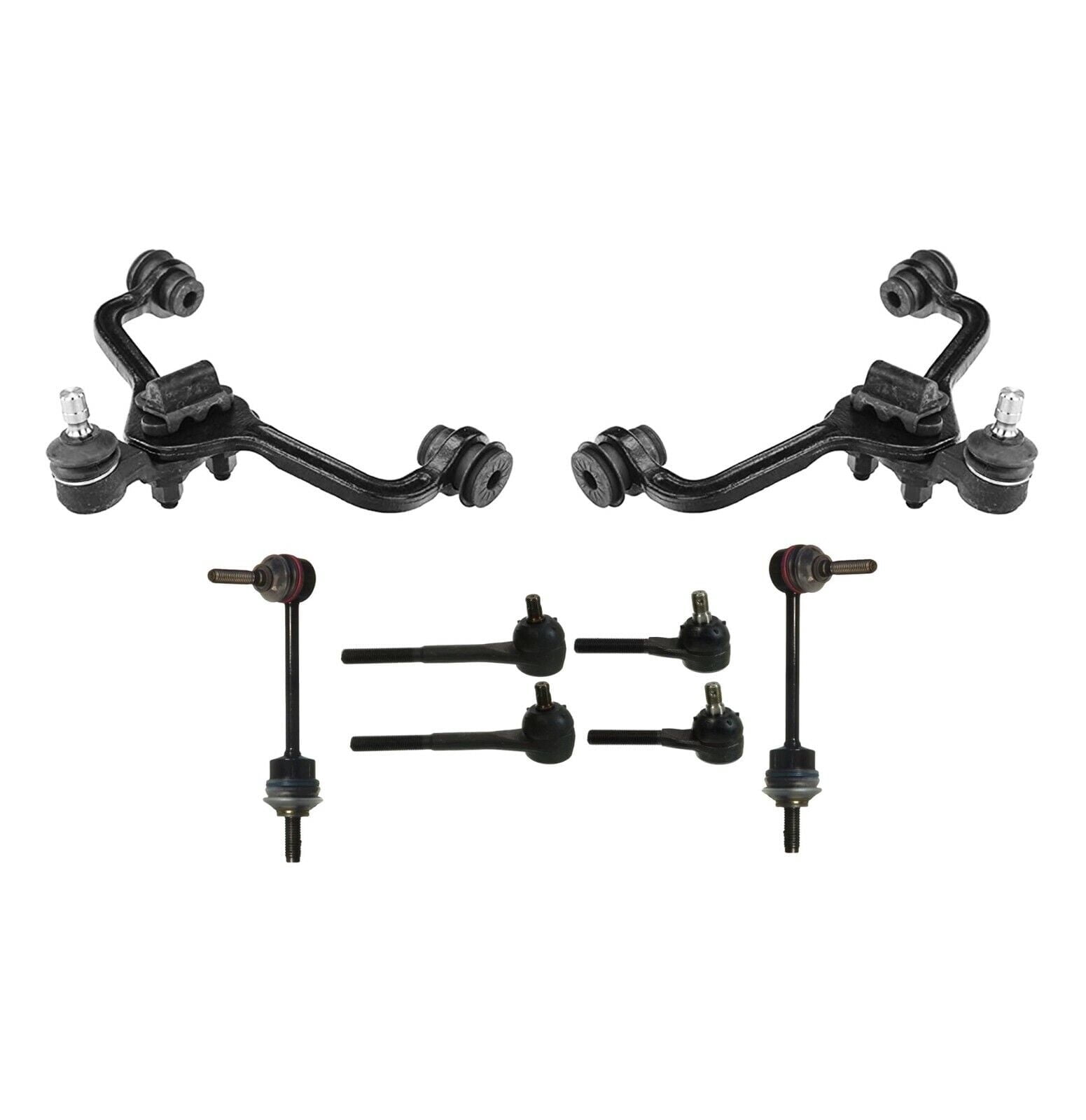 1998 Mercury Grand Marquis 14pc Front Control Arms Tie Rods Sway