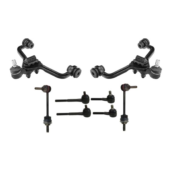 8 Pc Front Upper Control Arm Sway Bar Links Outer & Inner Tie Rod Ends Steering Suspension Set Fits select: 1998-2002 MERCURY GRAND MARQUIS, 1998-2002 FORD CROWN VICTORIA