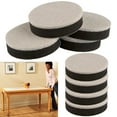 thumbnail image 1 of 8 Pc Moving Sliders Furniture Felt Pad Protectors Glide Floor Wood Carpet Move, 1 of 5