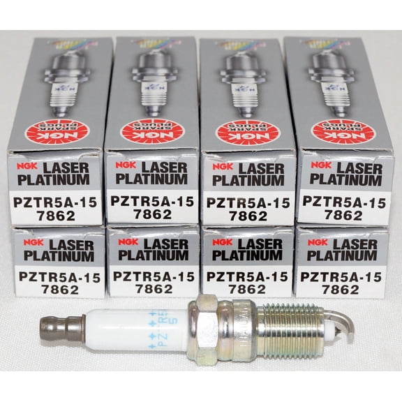 8 Pc NGK 7862 Laser Platinum Spark Plugs for 12563707 12565753 41-932 41-952 41-974 41-983 4511 4713 5077 8117 HGR9LQP0 HR9LPP33X IT16TT PT16TT PTJ16R15 Ignition Wire Secondary
