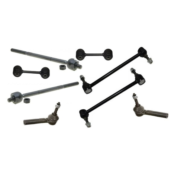 8 Pc New Suspension Inner Outer Tie Rod Ends Front Rear Sway Bar Link Fits select: 2001-2004 DODGE GRAND CARAVAN, 2001-2004 CHRYSLER TOWN & COUNTRY