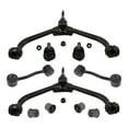 thumbnail image 1 of 8 Pc New Suspension Kit Upper Control Arms & Ball Joints, Sway Bar End Link, Lower Control Arm Bushings Fits select: 2002-2004 JEEP LIBERTY, 1 of 9